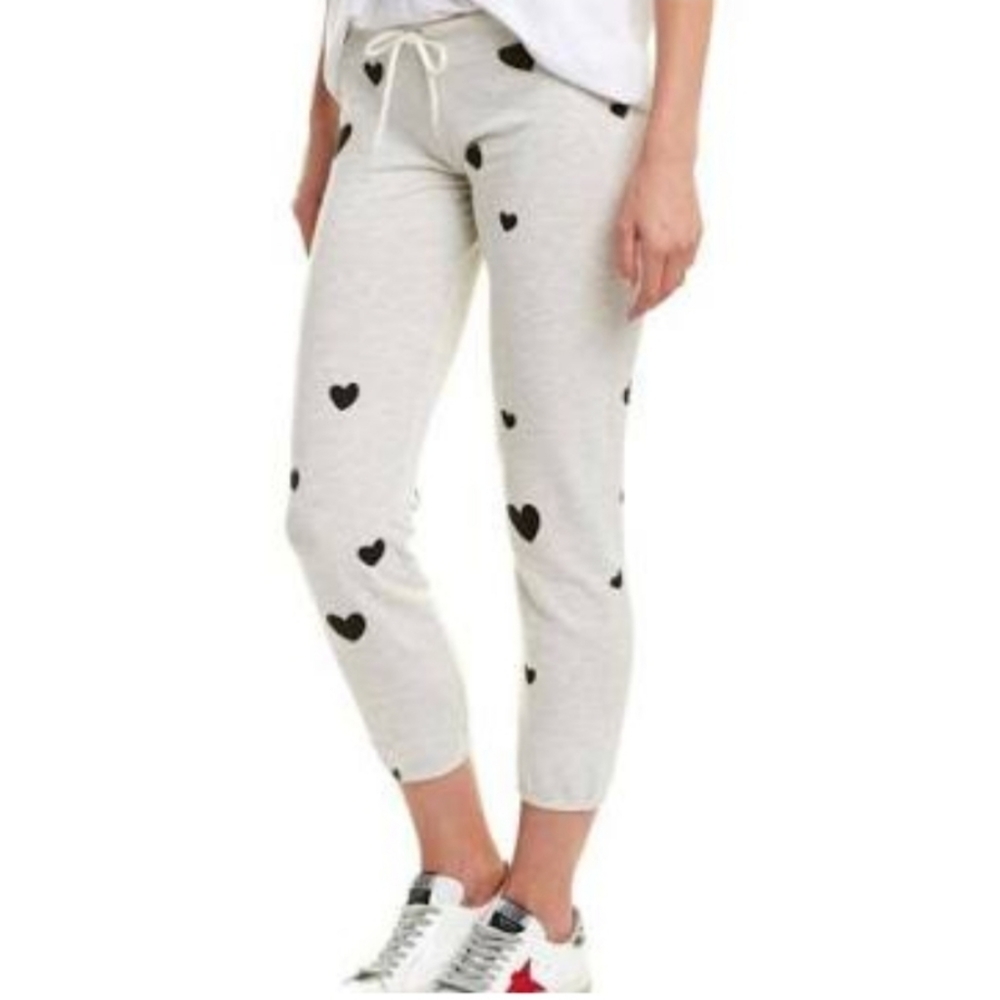 NWT Women's Monrow Hearts Jogger Sweatpants S